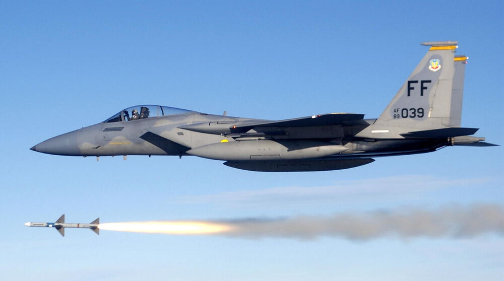Американский истребитель F-15 Eagle. © Фото : Элвин Рун