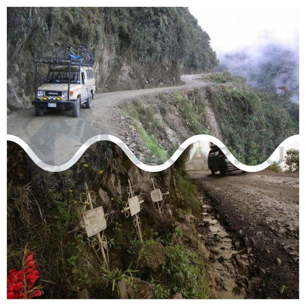 Самая страшная дорога в мире дорога смерти Боливия.